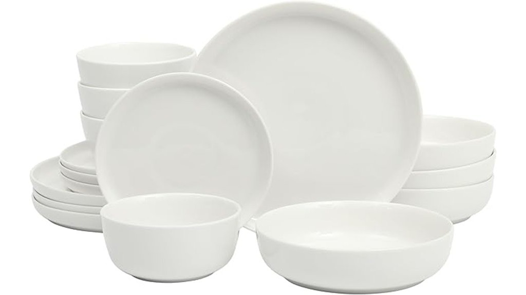 elegant porcelain dinnerware set