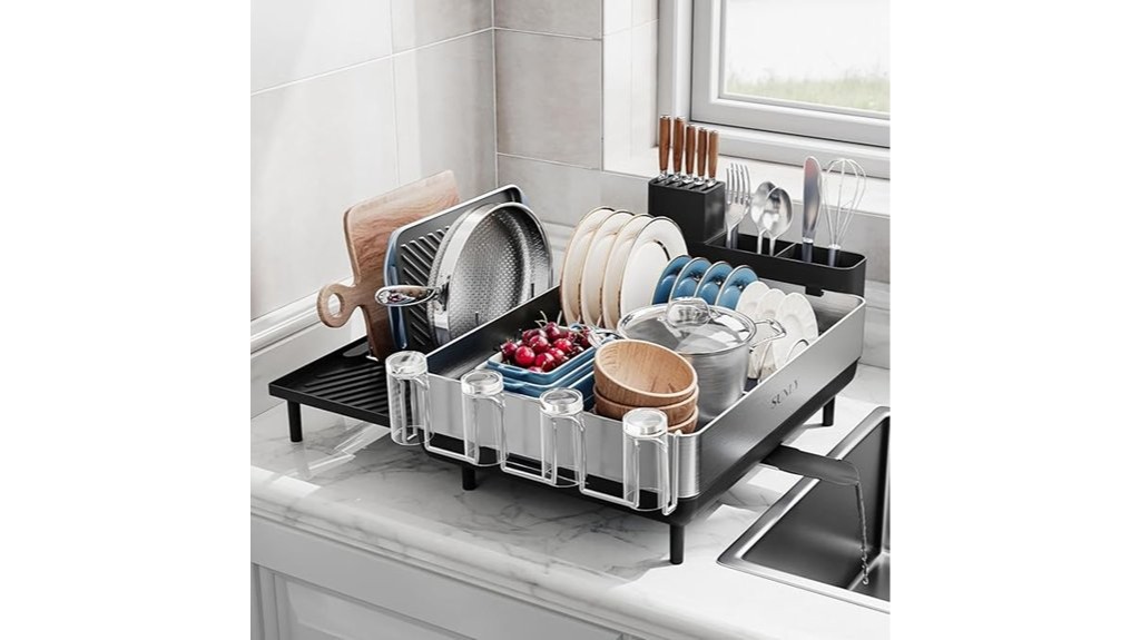 expandable dish drying rack