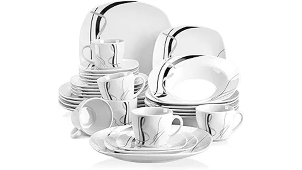 fiona 30 piece dinnerware set