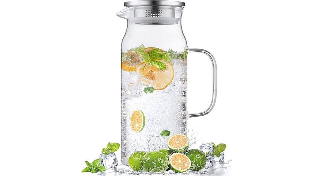 12 Best Water Pitchers and Jugs for Entertaining Guests in Style 5 glass pitcher with lid