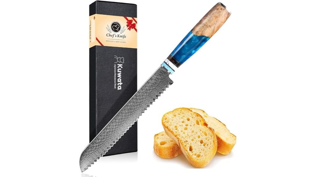handcrafted damascus steel knife