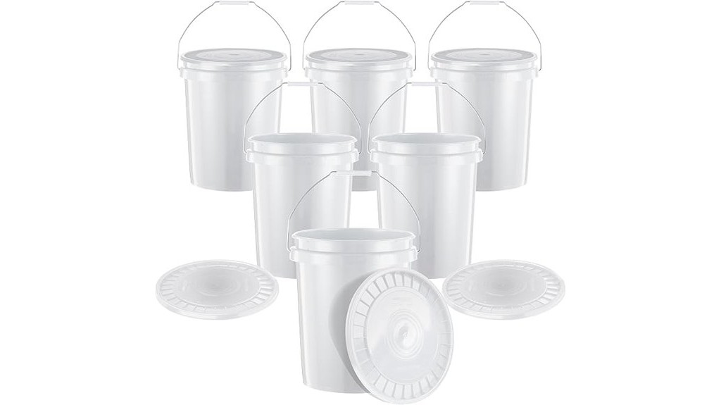 heavy duty buckets with lids