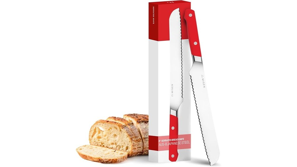 high carbon serrated bread knife