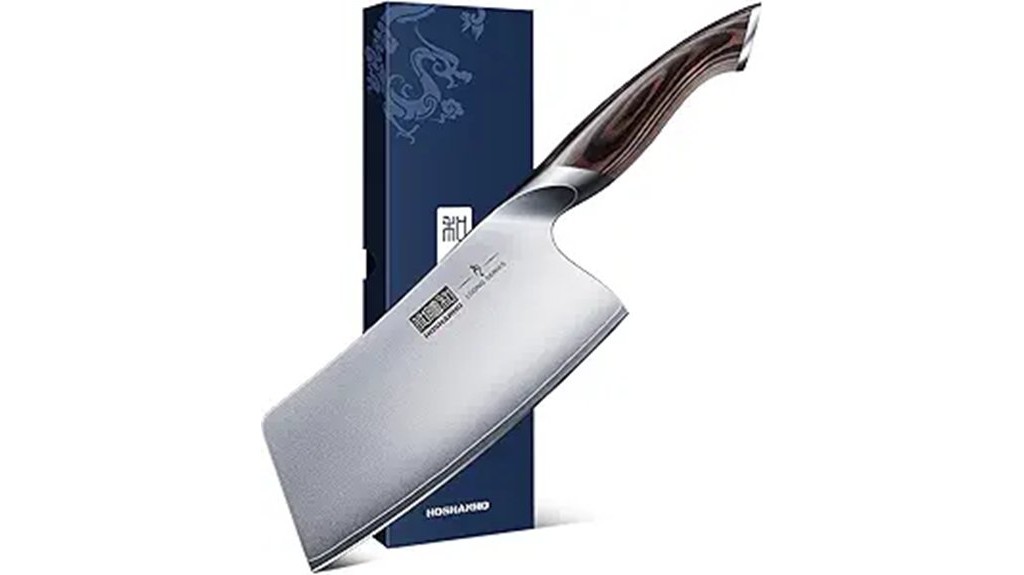 high carbon steel cleaver