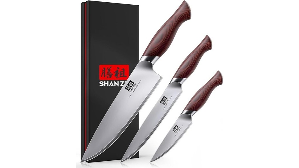 japanese knife set trio