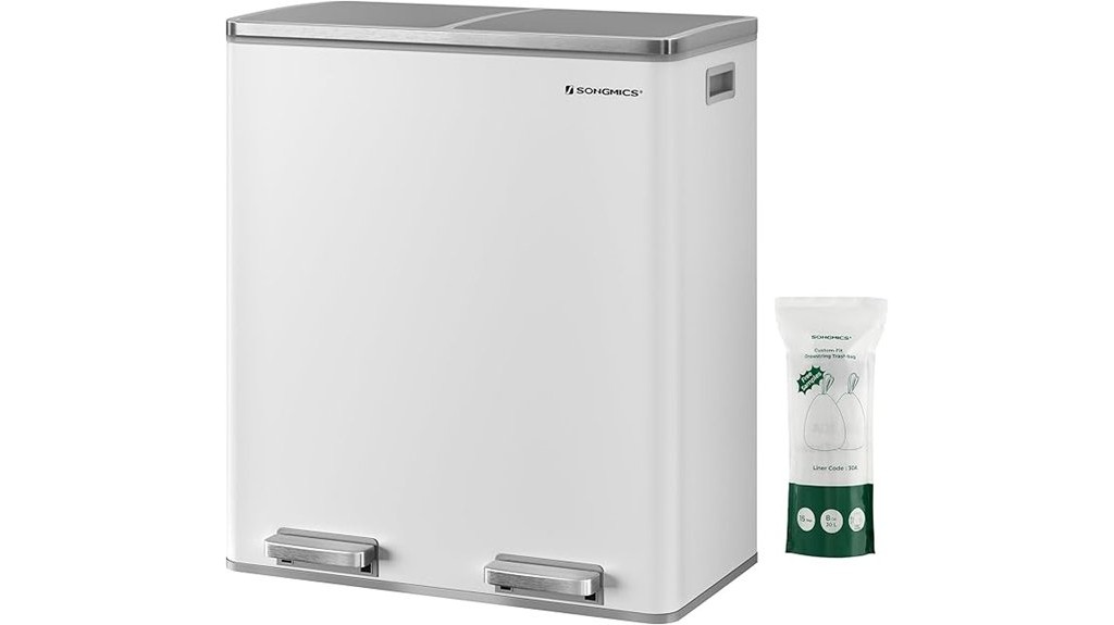 kitchen trash can set