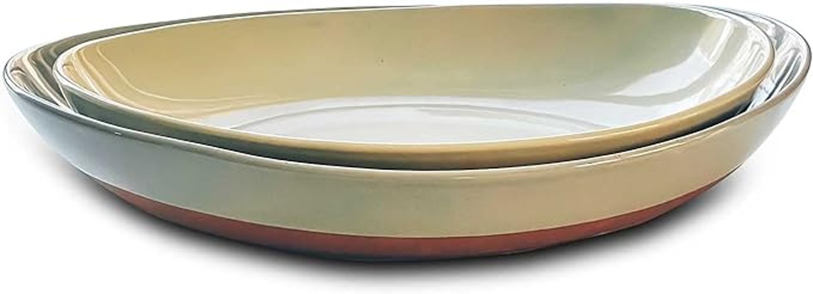 large oval serving bowls