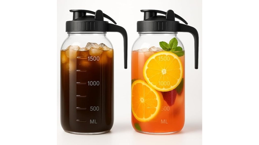 12 Best Water Pitchers and Jugs for Entertaining Guests in Style 13 mason jar pitcher set