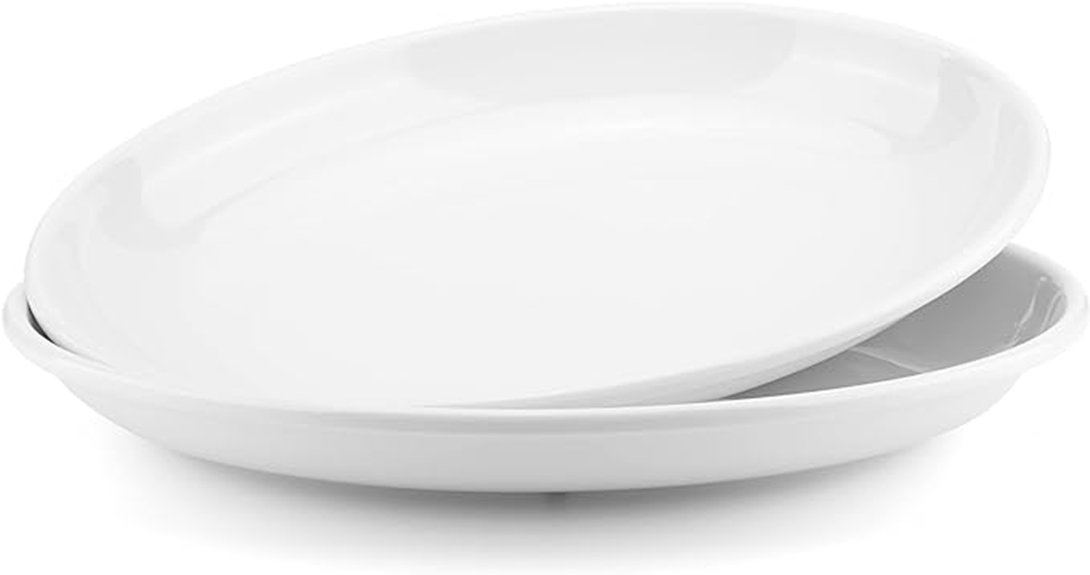 melamine serving platter set