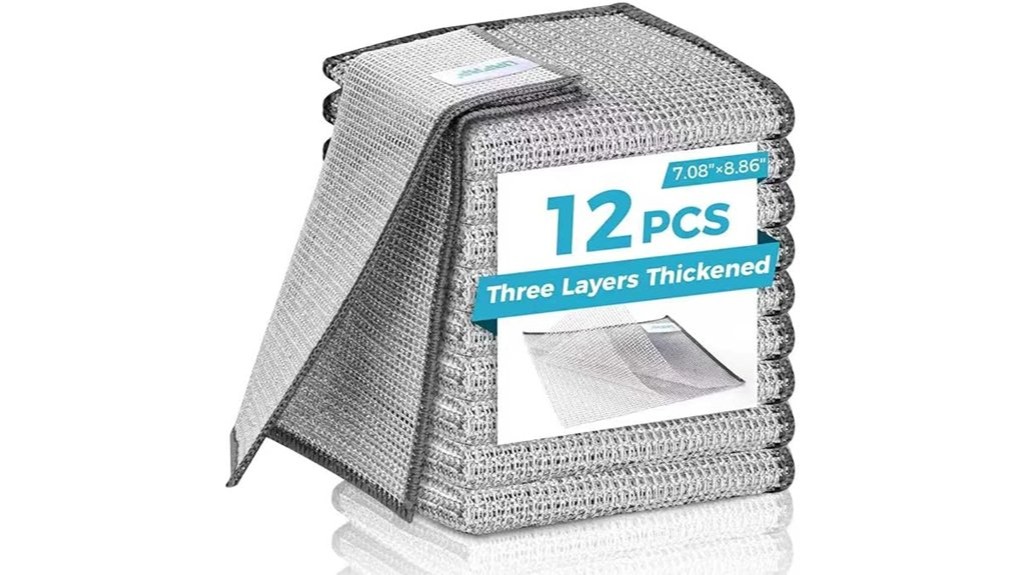 10 Best Sponges and Scrubbers for Kitchen Cleaning: Your Ultimate Guide to a Spotless Home 10 metal dish cloths set