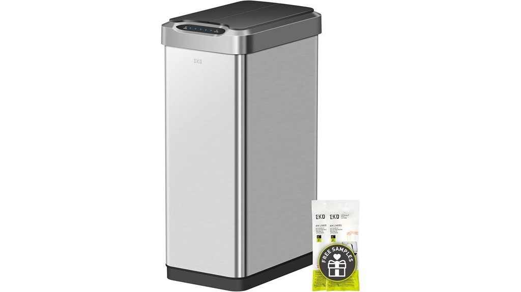 motion sensor trash can