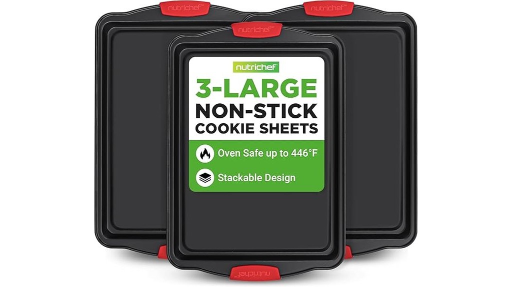 nonstick cookie sheet set