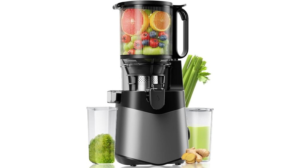 powerful juicer large chute