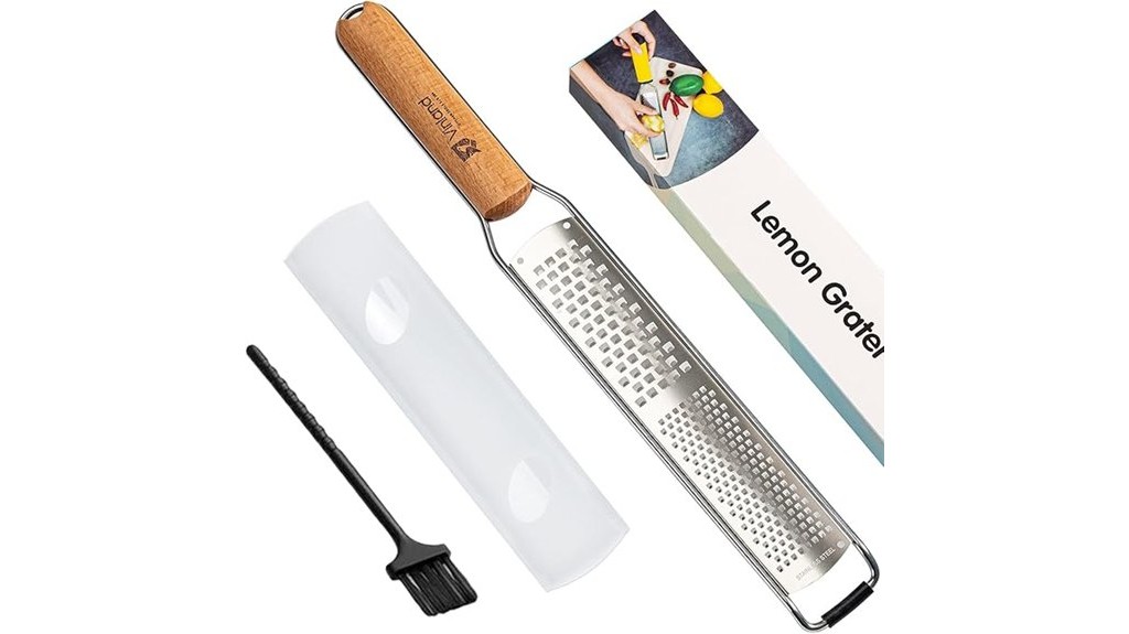 sharp stainless steel zester