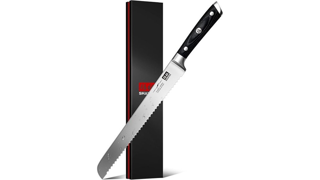 sourdough slicing bread knife