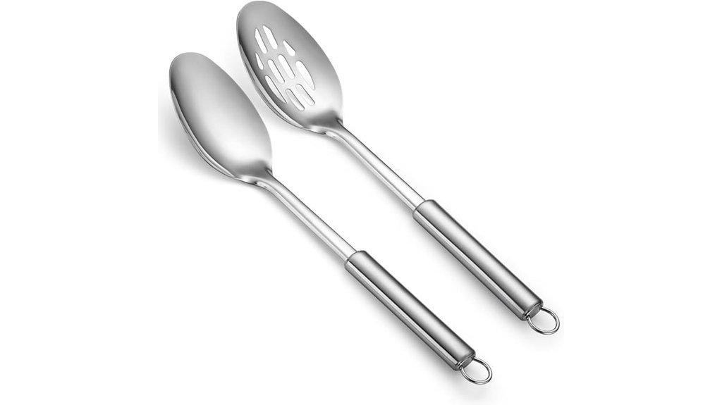stainless steel cooking spoons