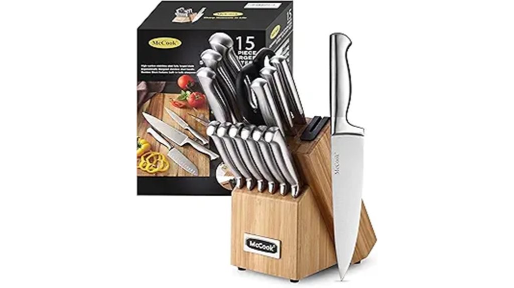 stainless steel knife set