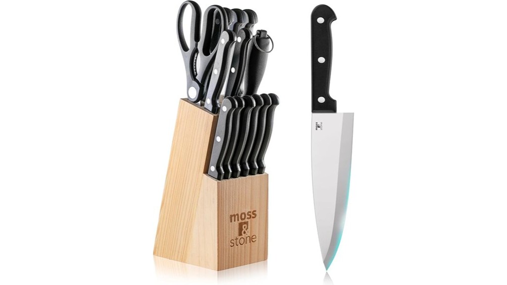 stainless steel knife set