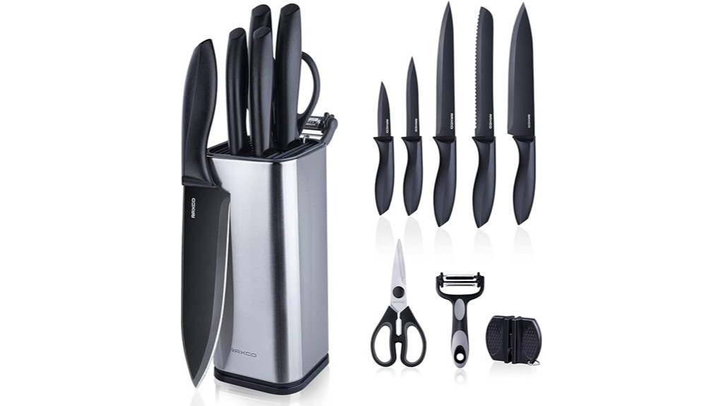 stainless steel knife set