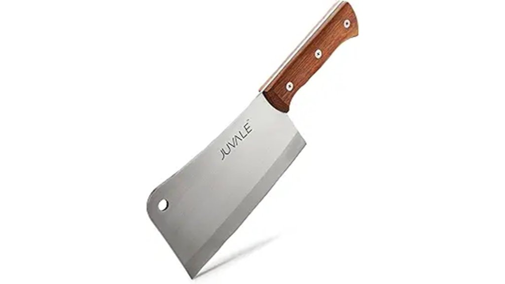 stainless steel meat cleaver