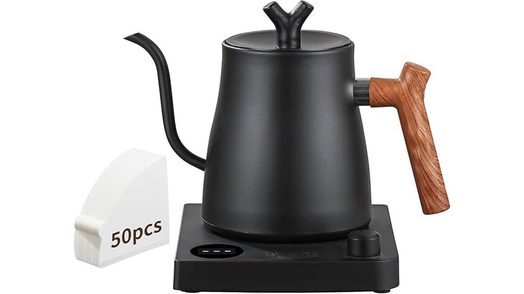 temperature controlled gooseneck kettle