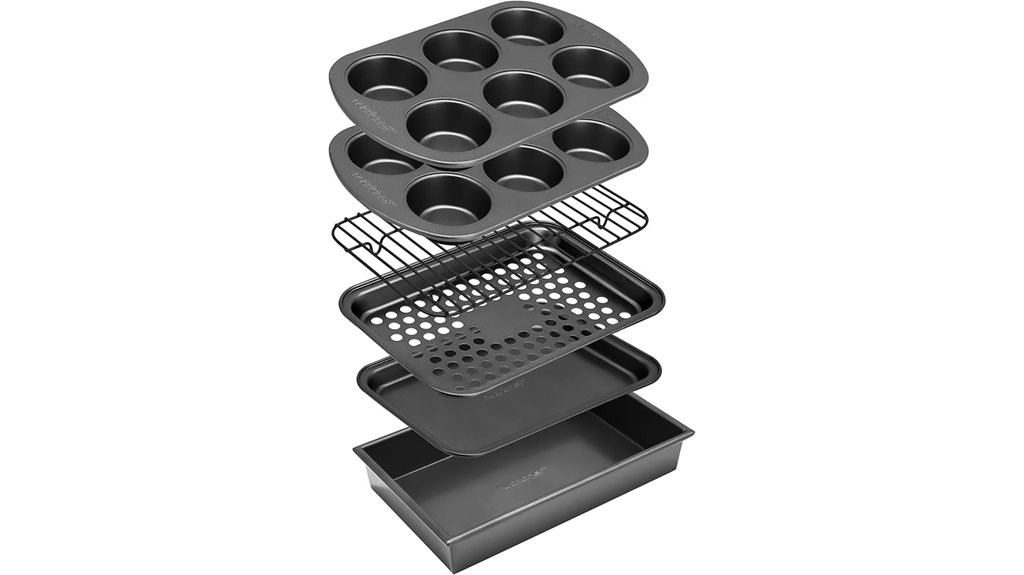 toaster oven bakeware set