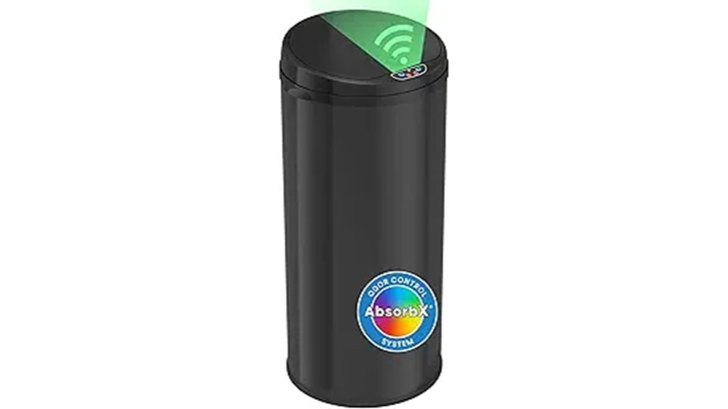 touchless sensor trash can