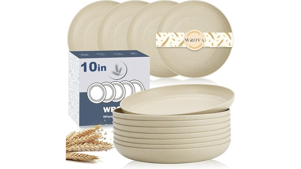 unbreakable wheat straw plates