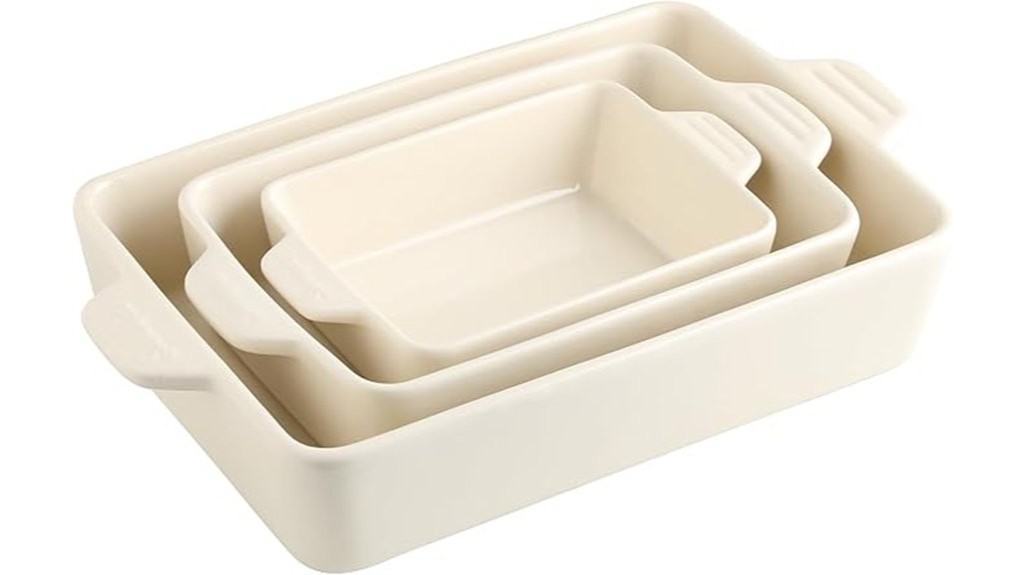 versatile ceramic bakeware set