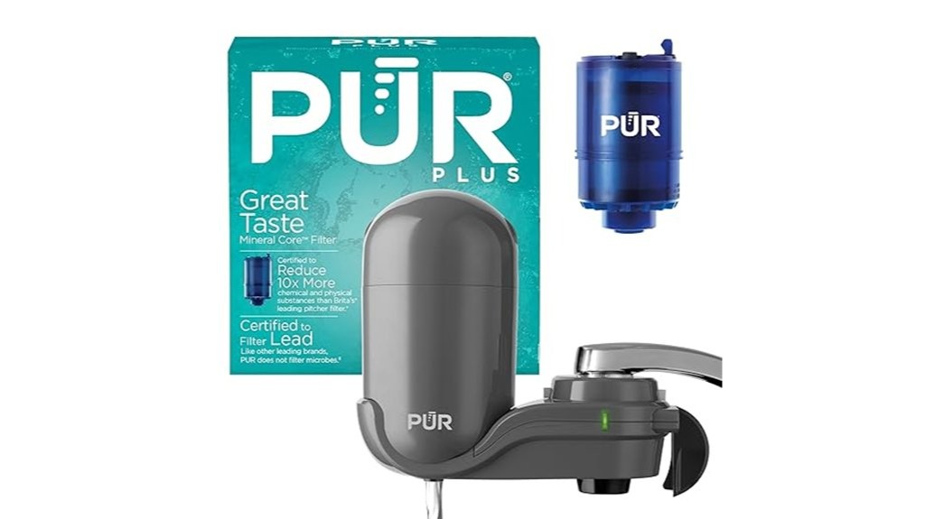 vertical faucet water filtration