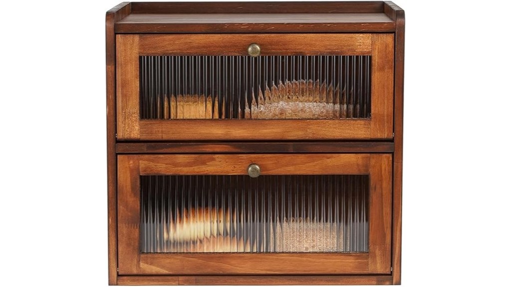 wooden bread storage solution