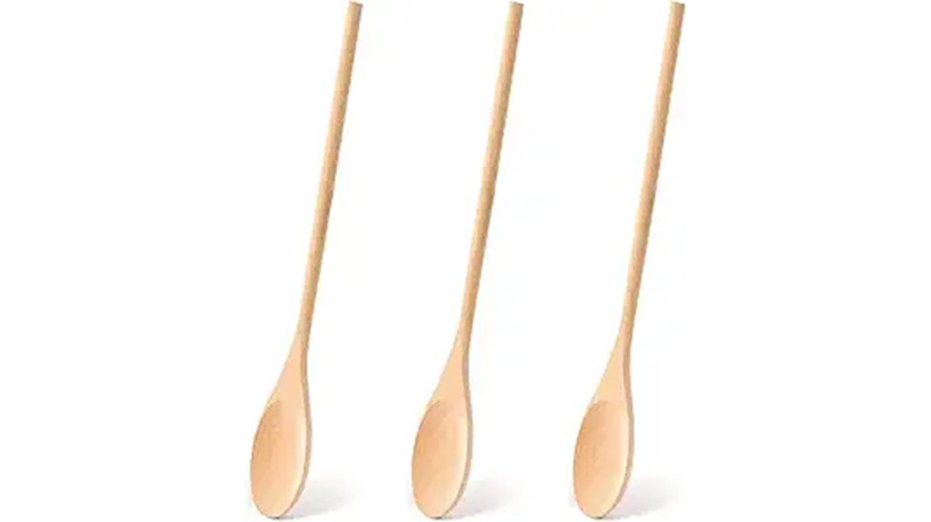 wooden cooking spoon set