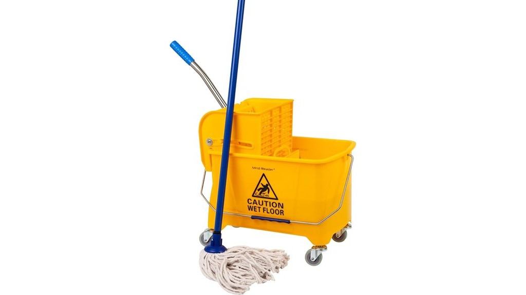 yellow mop bucket wringer