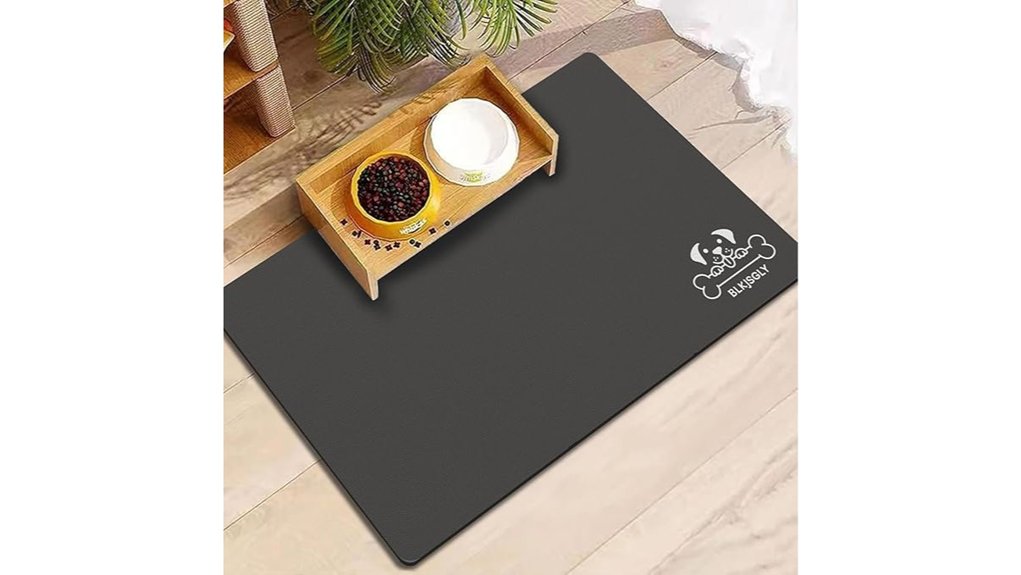 absorbent dog mat grey