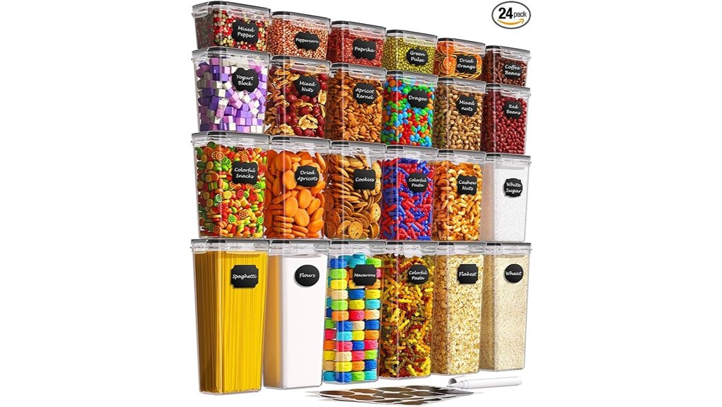 airtight 24 piece storage set