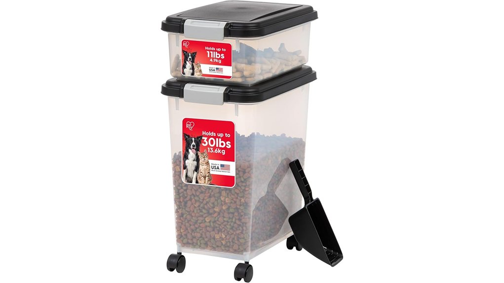 airtight pet food storage
