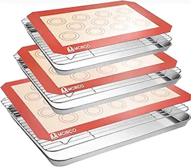 10 Best Baking Sheets for Cookies and Pastries 10 baking sheet and rack