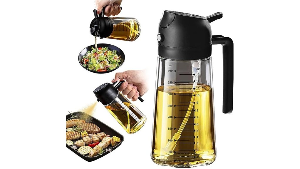 black glass olive oil