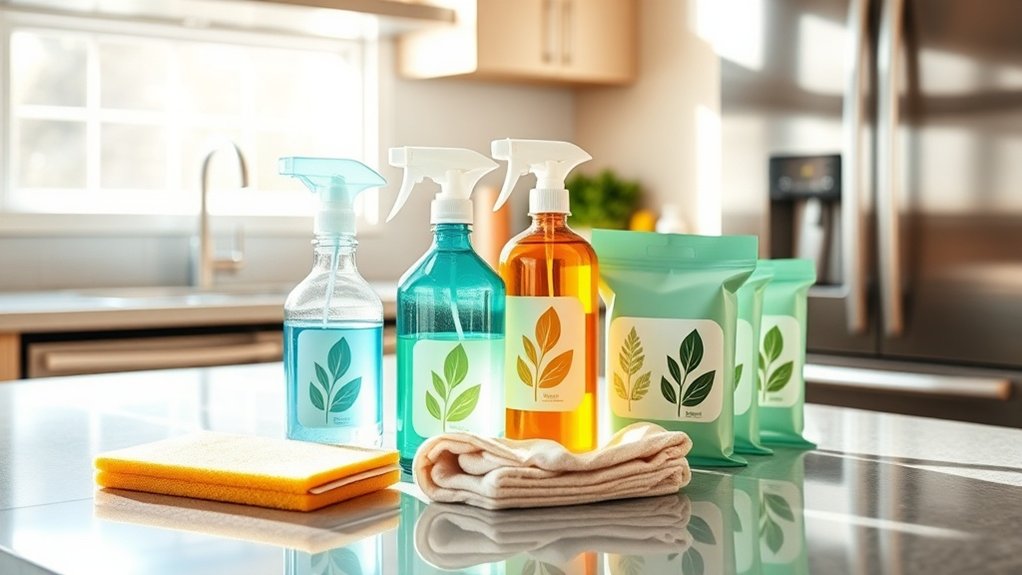 choose safe kitchen cleaners