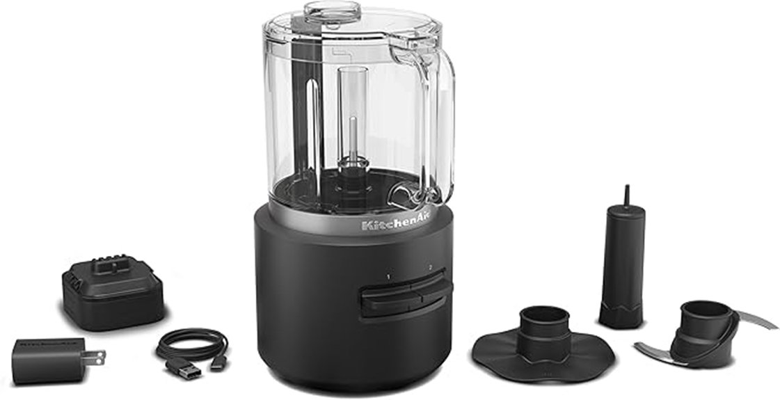 cordless food chopper convenience