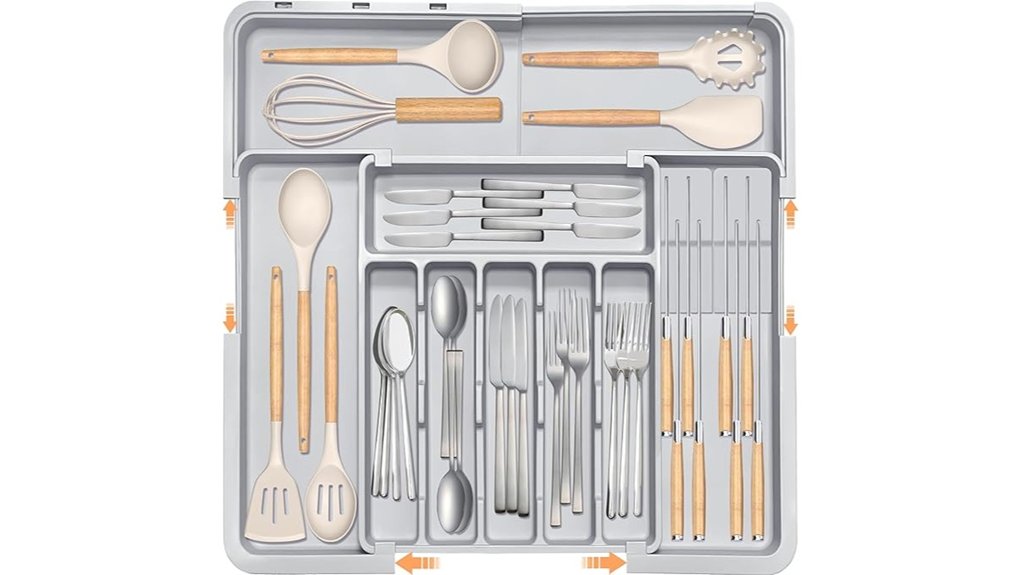 5 Best Kitchen Utensils for Effortless Food Storage 7 customizable cutlery storage solution