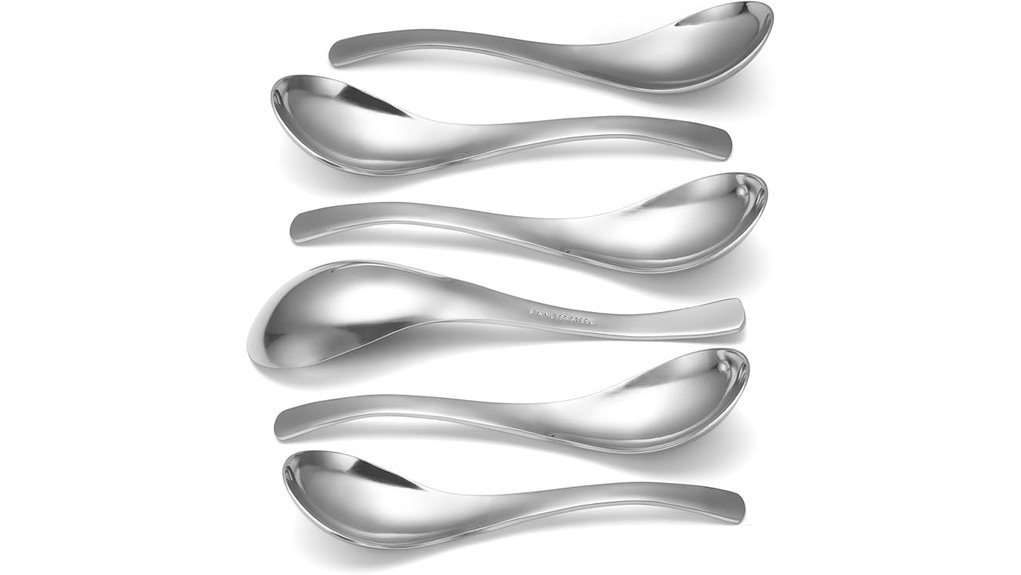 durable stainless steel spoons