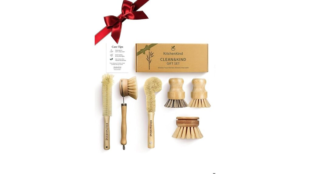 10 Best Eco-Friendly Kitchen Cleaning Supplies That Work Wonders 6 eco friendly bamboo kitchen brushes