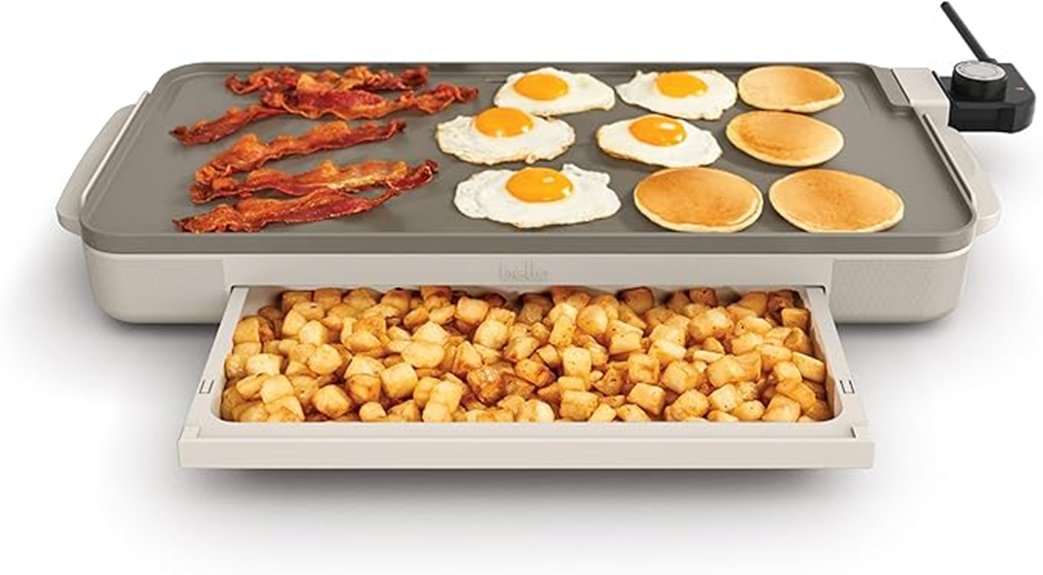 12 Best Kitchen Appliances for Everyday Cooking 11 electric griddle with warming tray