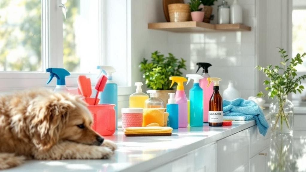 essential cleaning supplies for pet owners