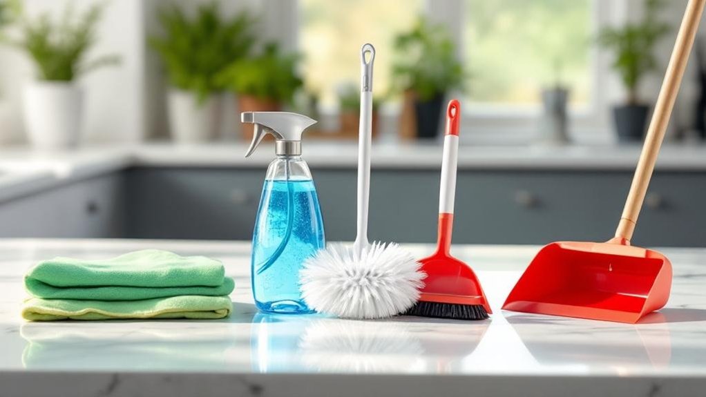 essential kitchen cleaning tools