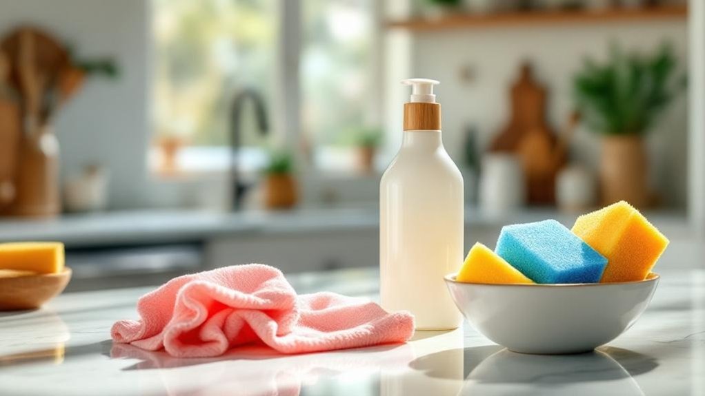 essential kitchen cleaning tools