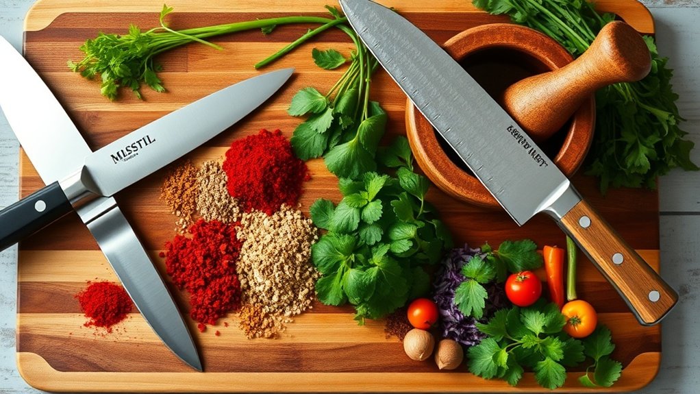essential knives for ethnic cuisine