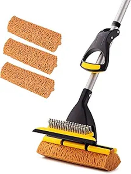 extendable handle sponge mop