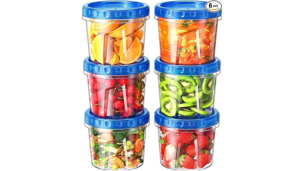 freezer storage containers set